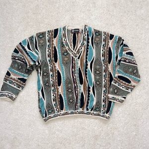 Vintage Tundra Canada 3D Knit COOGI Style Sweater